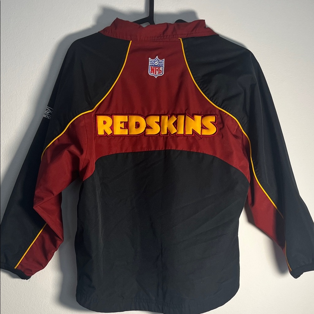 Redskins Childs Reebok 1/4 Zip Windbreaker Jacket